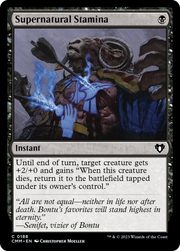 Supernatural Stamina (CMM) 188 - WZRD TCG