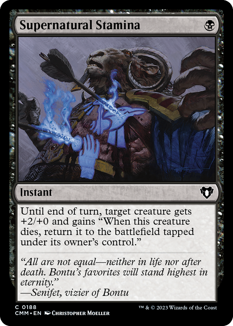 Supernatural Stamina (CMM) 188 - WZRD TCG