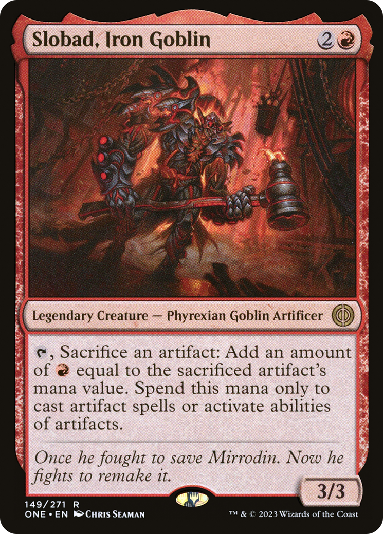 Slobad, Iron Goblin (ONE) 149 - WZRD TCG