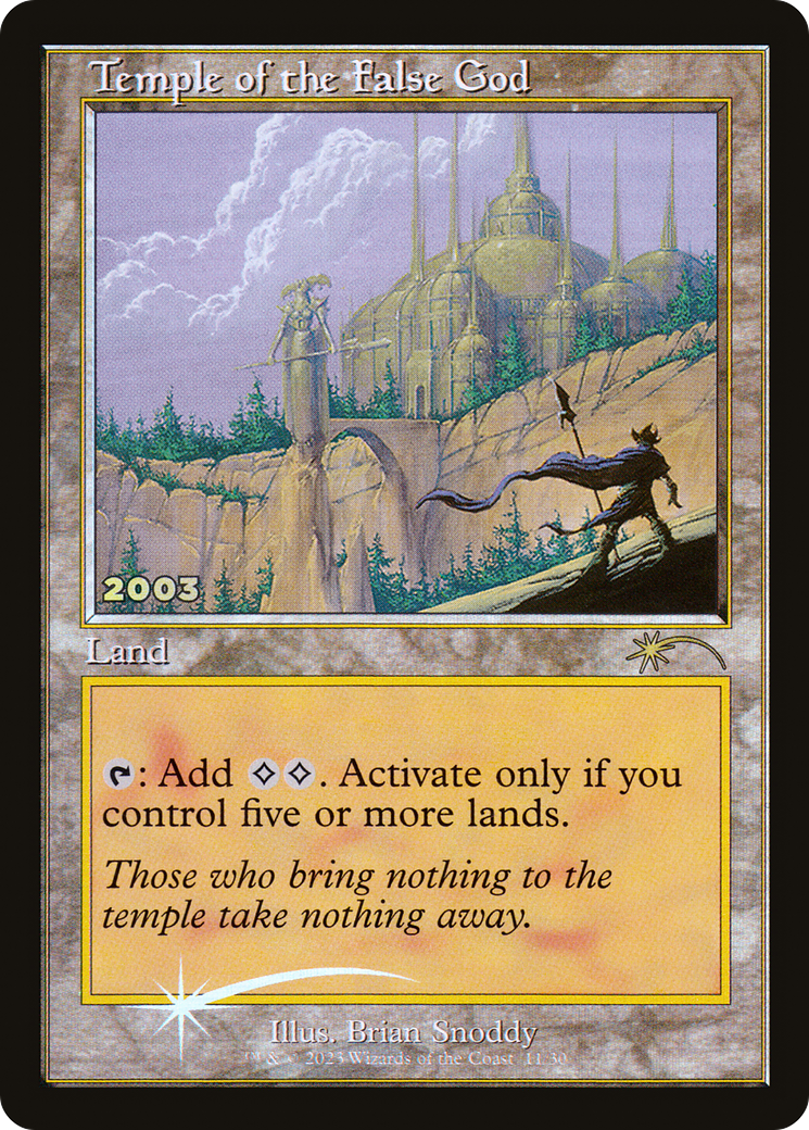 Temple of the False God (P30A) 11 - WZRD TCG