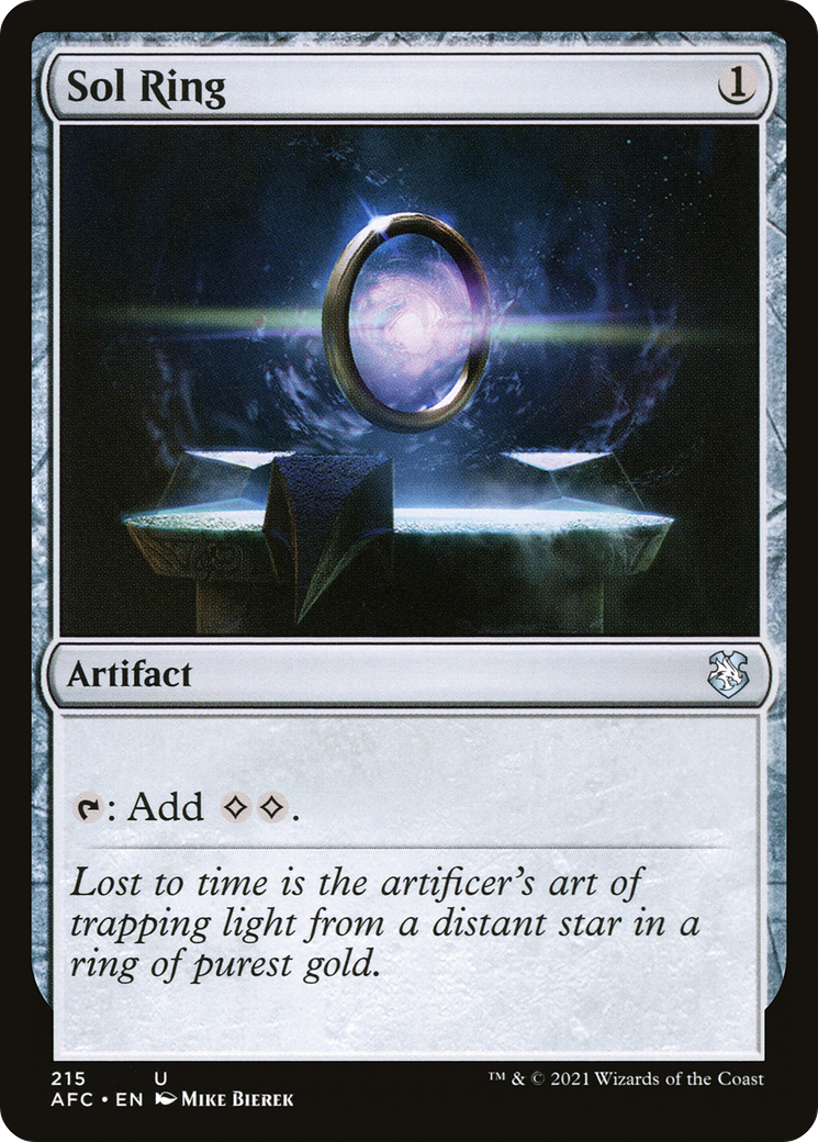 Sol Ring (AFC) 215