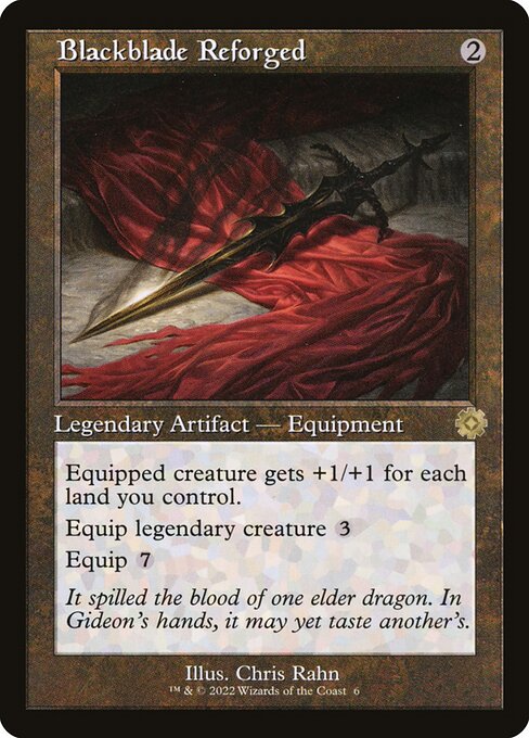 Blackblade Reforged front