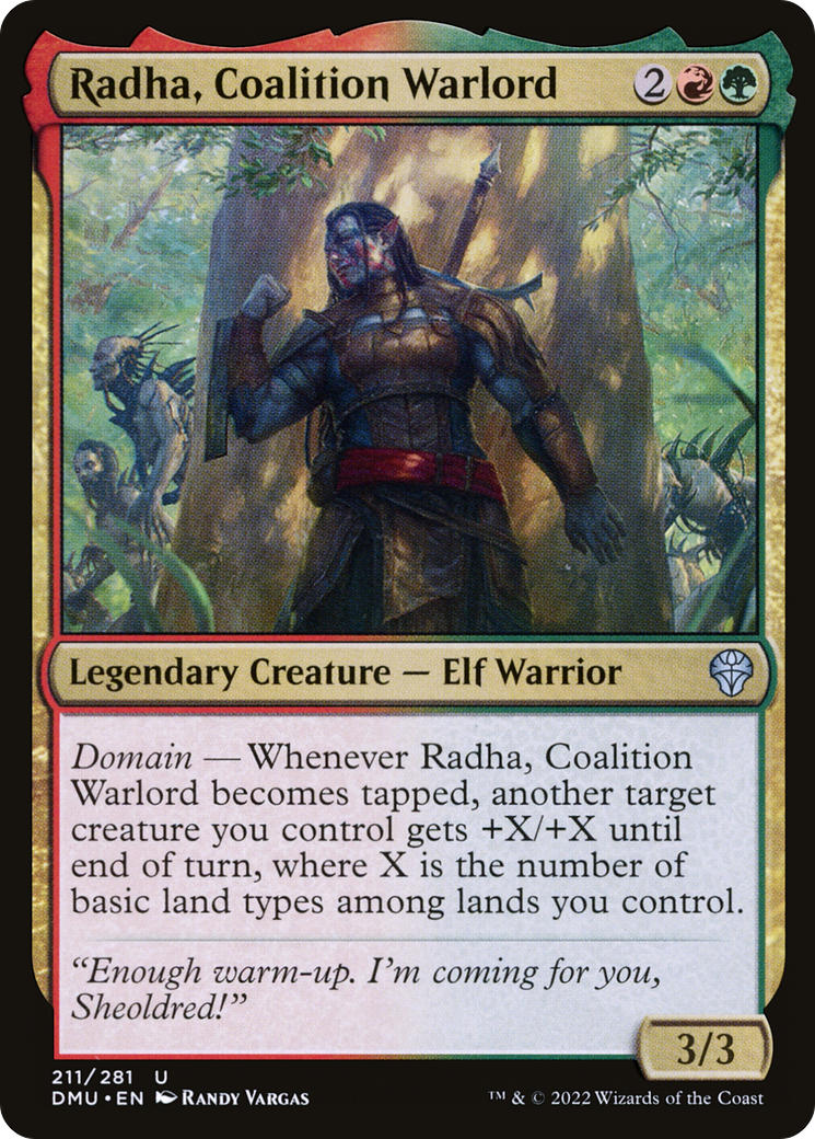 Radha, Coalition Warlord (DMU) 211 - WZRD TCG