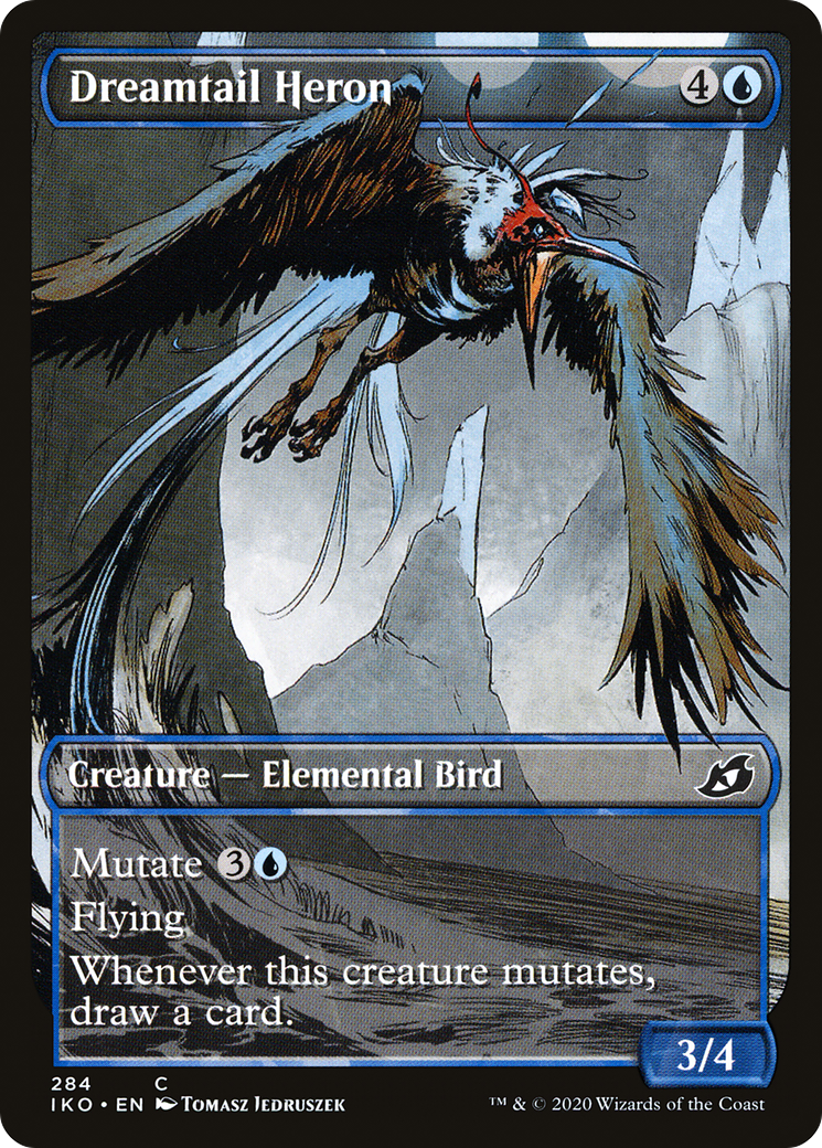 Dreamtail Heron (IKO) 284 - WZRD TCG