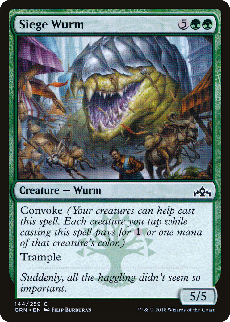 Siege Wurm (GRN) 144 - WZRD TCG
