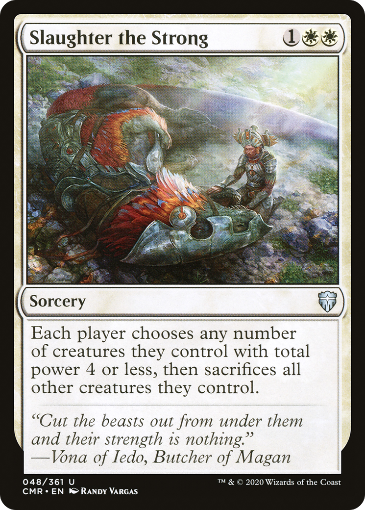 Slaughter the Strong (CMR) 48 - WZRD TCG