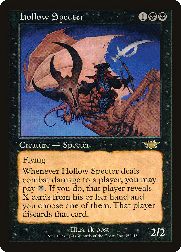 Hollow Specter (LGN) 75 - WZRD TCG