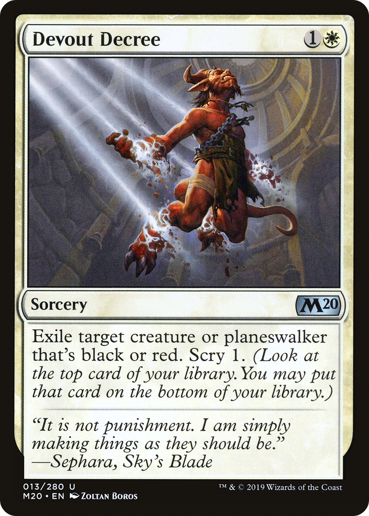 Devout Decree (M20) 13 - WZRD TCG