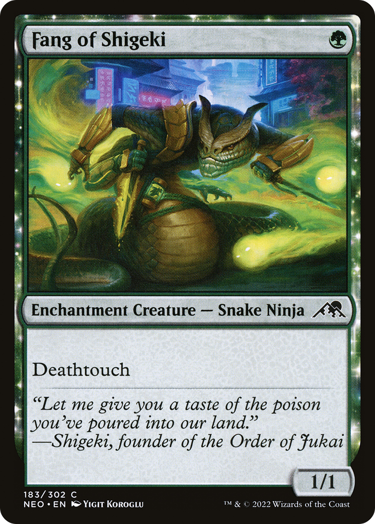 Fang of Shigeki (NEO) 183 - WZRD TCG