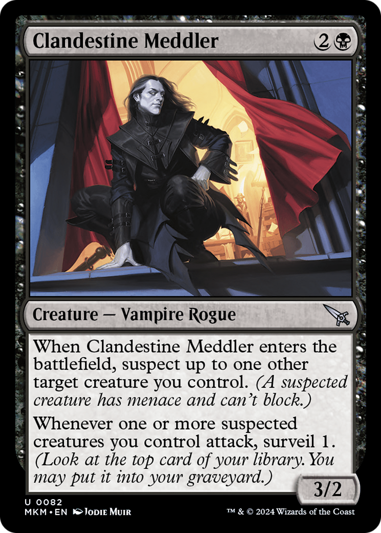 Clandestine Meddler (MKM) 82 - WZRD TCG