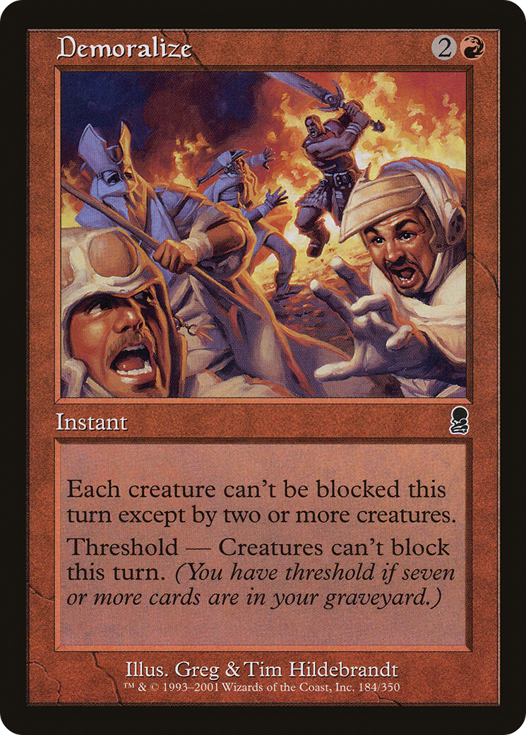 Demoralize (ODY) 184 - WZRD TCG