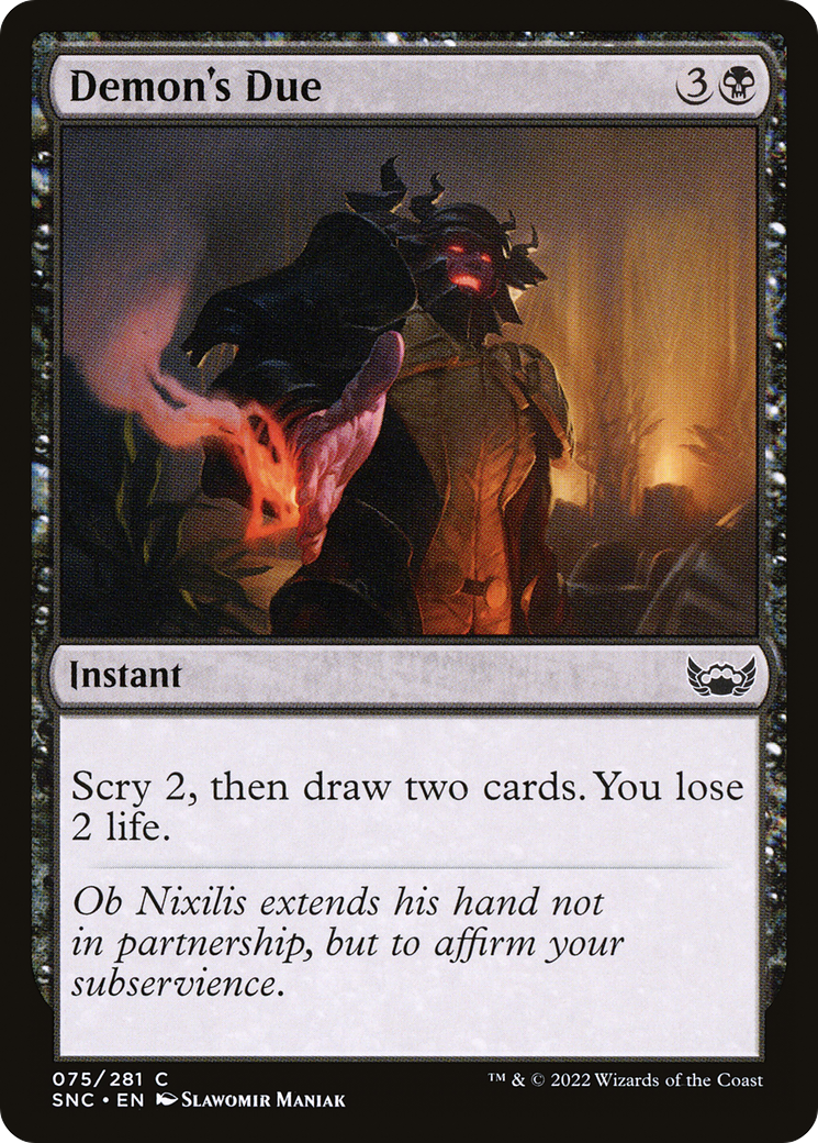 Demon's Due (SNC) 75 - WZRD TCG