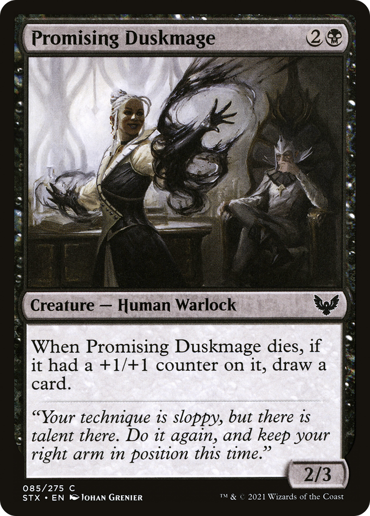 Promising Duskmage (STX) 85 - WZRD TCG