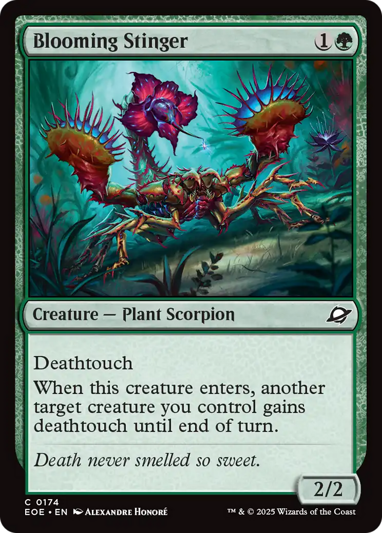 Blooming Stinger (EOE) 174 - WZRD TCG