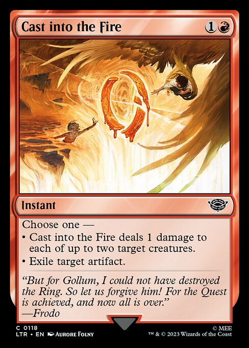 Cast into the Fire front
