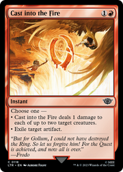 Cast into the Fire (LTR) 118 - WZRD TCG
