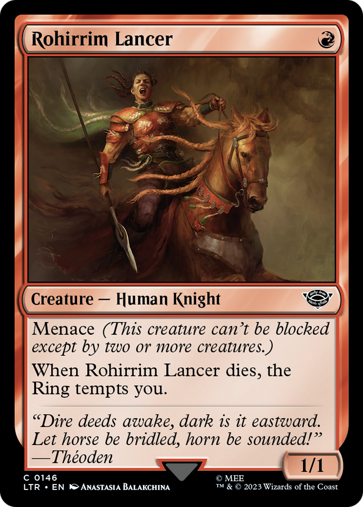 Rohirrim Lancer (LTR) 146 - WZRD TCG