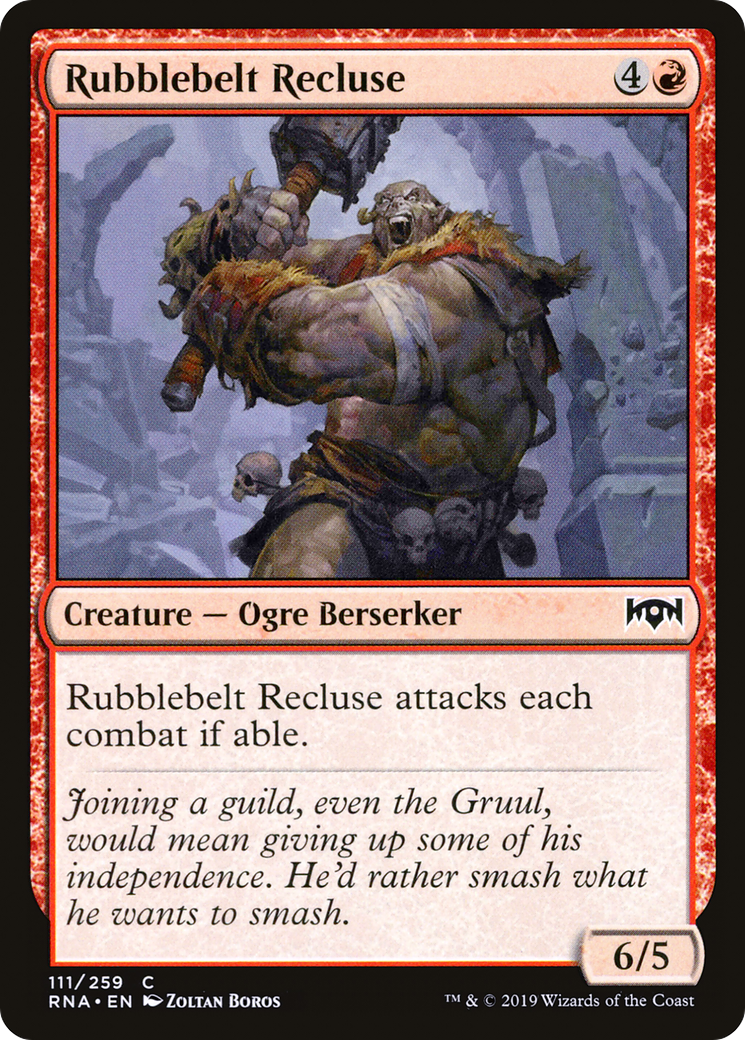 Rubblebelt Recluse (RNA) 111 - WZRD TCG