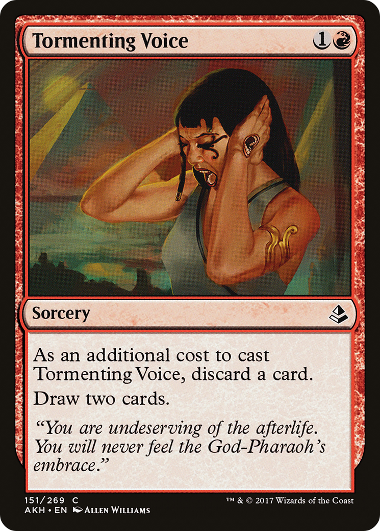 Tormenting Voice (AKH) 151 - WZRD TCG