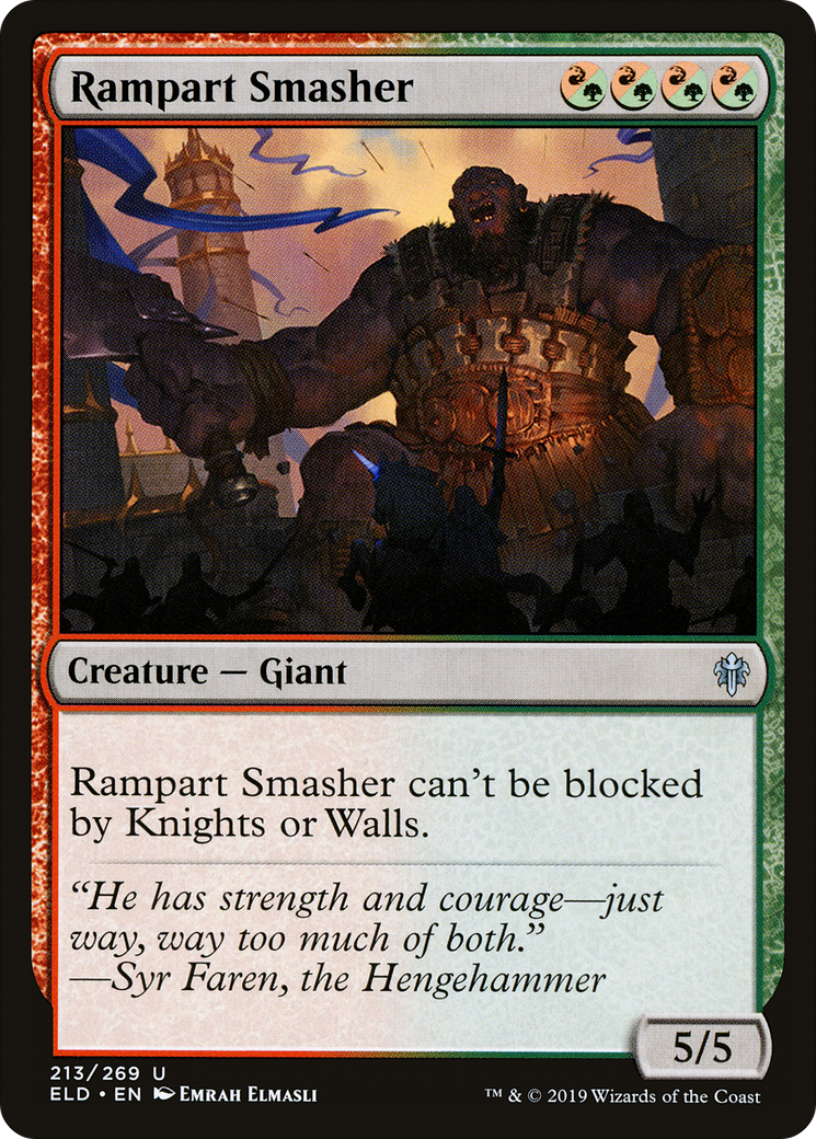 Rampart Smasher (ELD) 213 - WZRD TCG