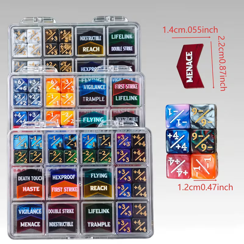 48pcs Counter Dice Set