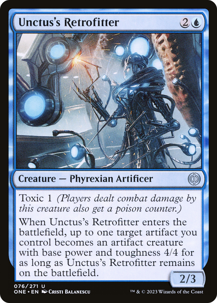 Unctus's Retrofitter (ONE) 76 - WZRD TCG