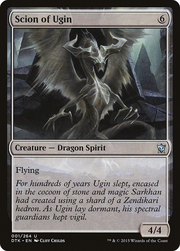 Scion of Ugin (DTK) 1 - WZRD TCG