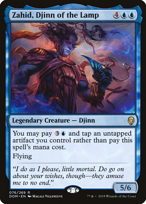 Zahid, Djinn of the Lamp front