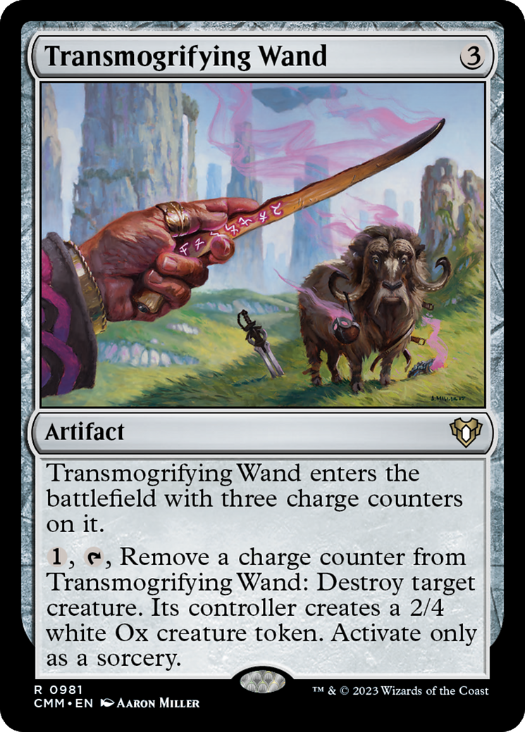 Transmogrifying Wand (CMM) 981 - WZRD TCG