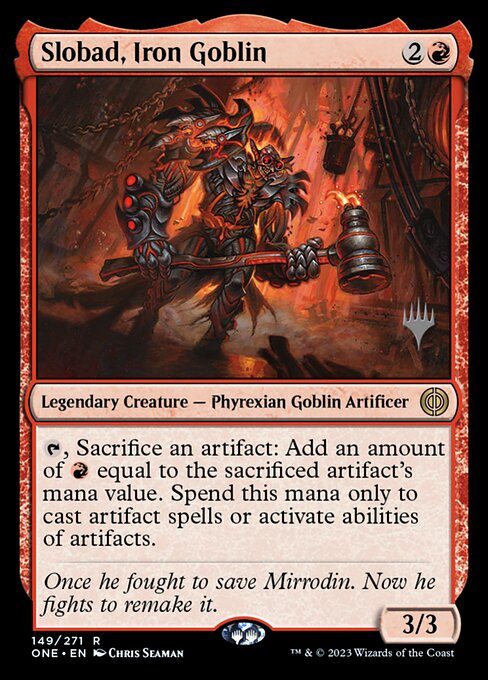 Slobad, Iron Goblin front