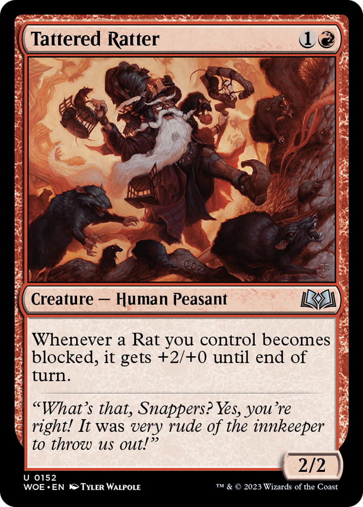 Tattered Ratter (WOE) 152 - WZRD TCG