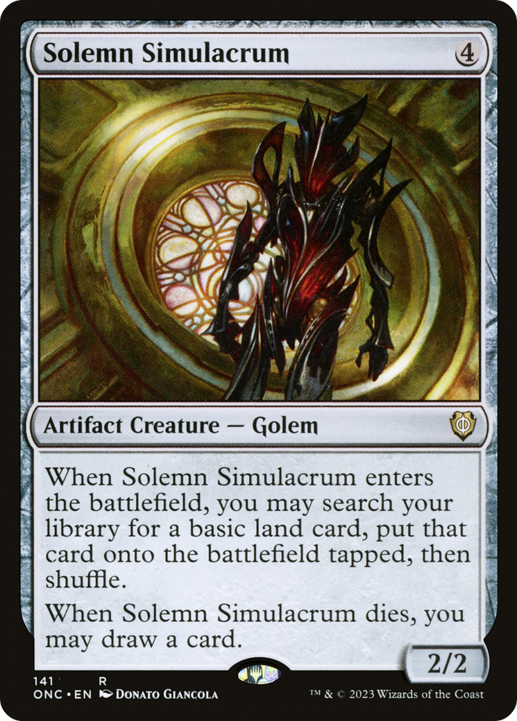 Solemn Simulacrum (ONC) 141 - WZRD TCG