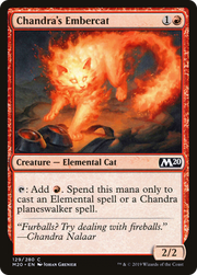 Chandra's Embercat (M20) 129 - WZRD TCG