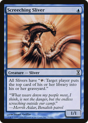 Screeching Sliver (TSP) 75 - WZRD TCG