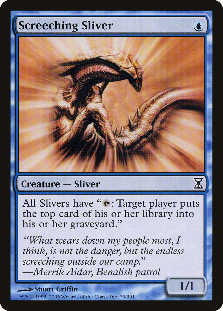 Screeching Sliver (TSP) 75 - WZRD TCG