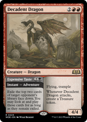 Decadent Dragon // Expensive Taste (WOE) 223