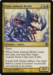 Giant Ambush Beetle, ARB, 137, NM, Foil