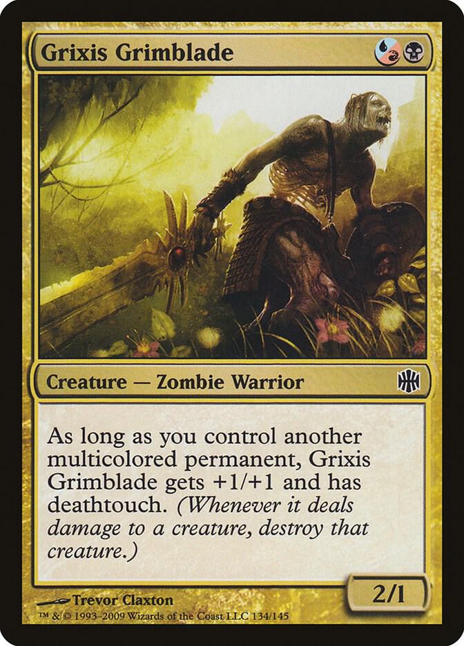 Grixis Grimblade, ARB, 134, NM, Foil