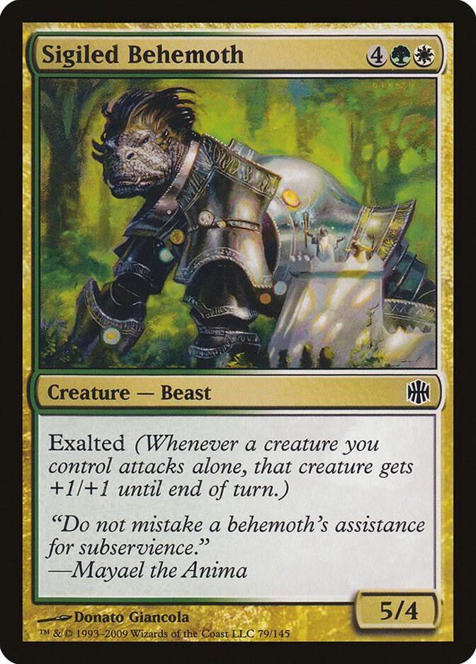 Sigiled Behemoth, ARB, 79, NM, Foil