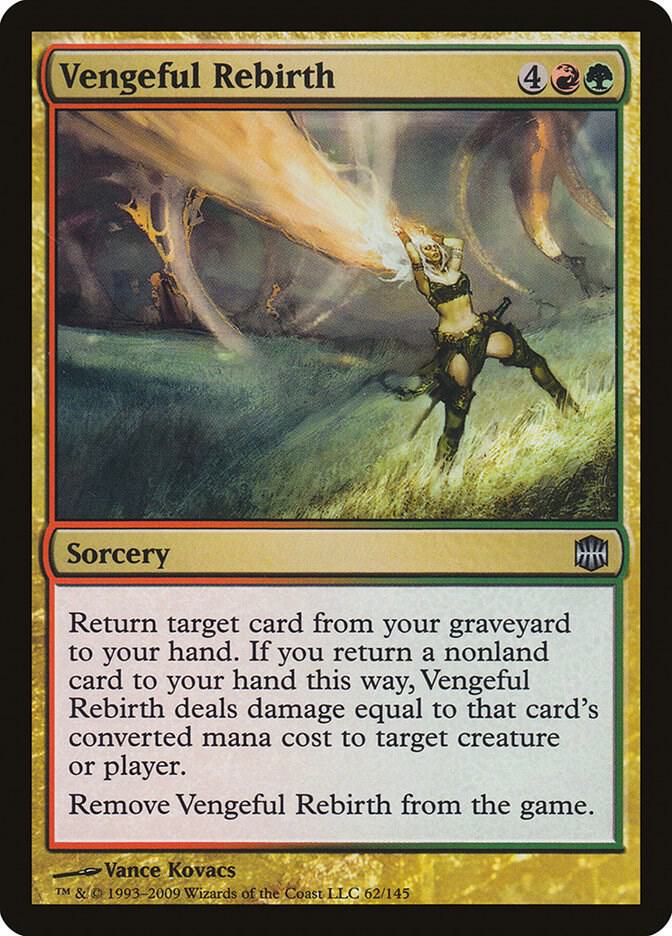 Vengeful Rebirth, ARB, 62, NM, Foil