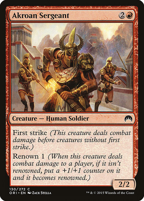 Akroan Sergeant front