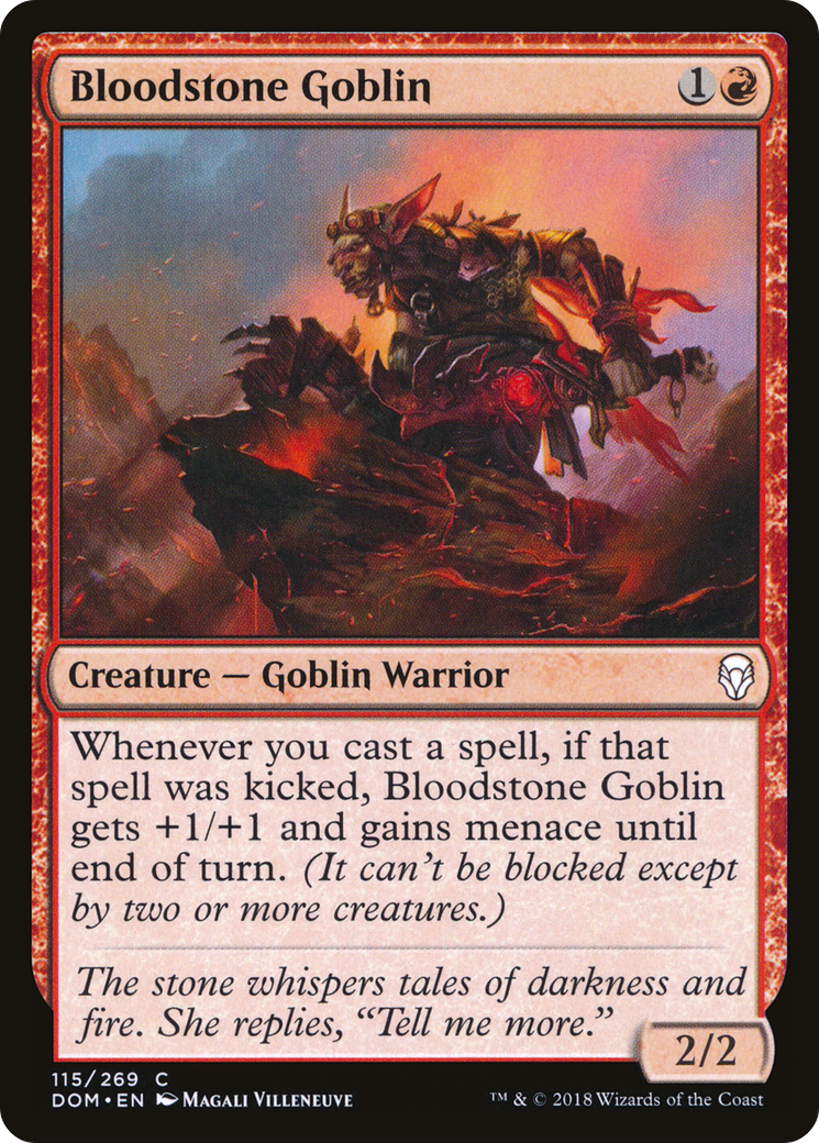 Bloodstone Goblin (DOM) 115 - WZRD TCG