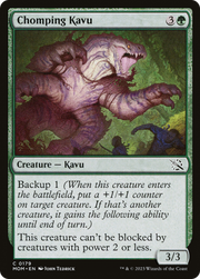 Chomping Kavu (MOM) 179 - WZRD TCG