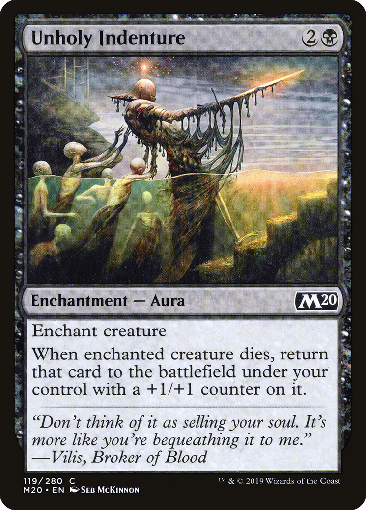 Unholy Indenture (M20) 119 - WZRD TCG