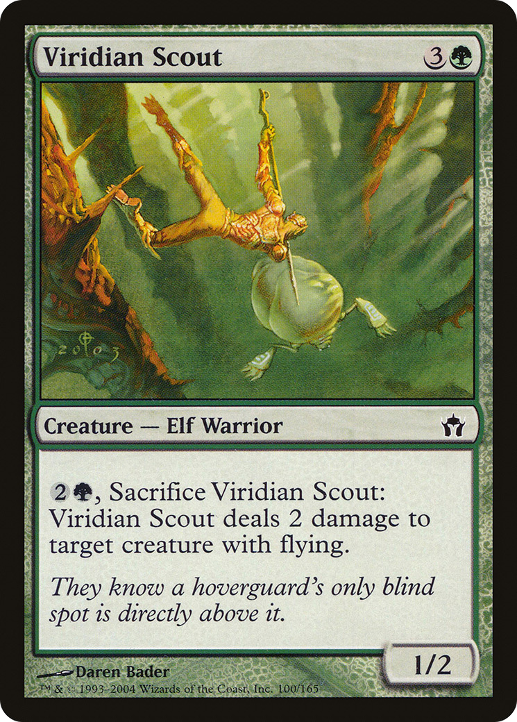 Viridian Scout (5DN) 100 - WZRD TCG