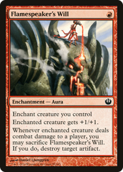 Flamespeaker's Will (JOU) 95 - WZRD TCG