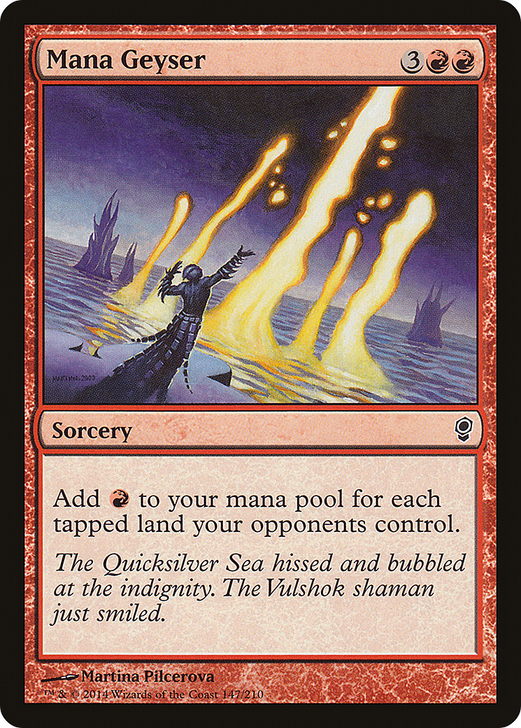 Mana Geyser (CNS) 147 - WZRD TCG