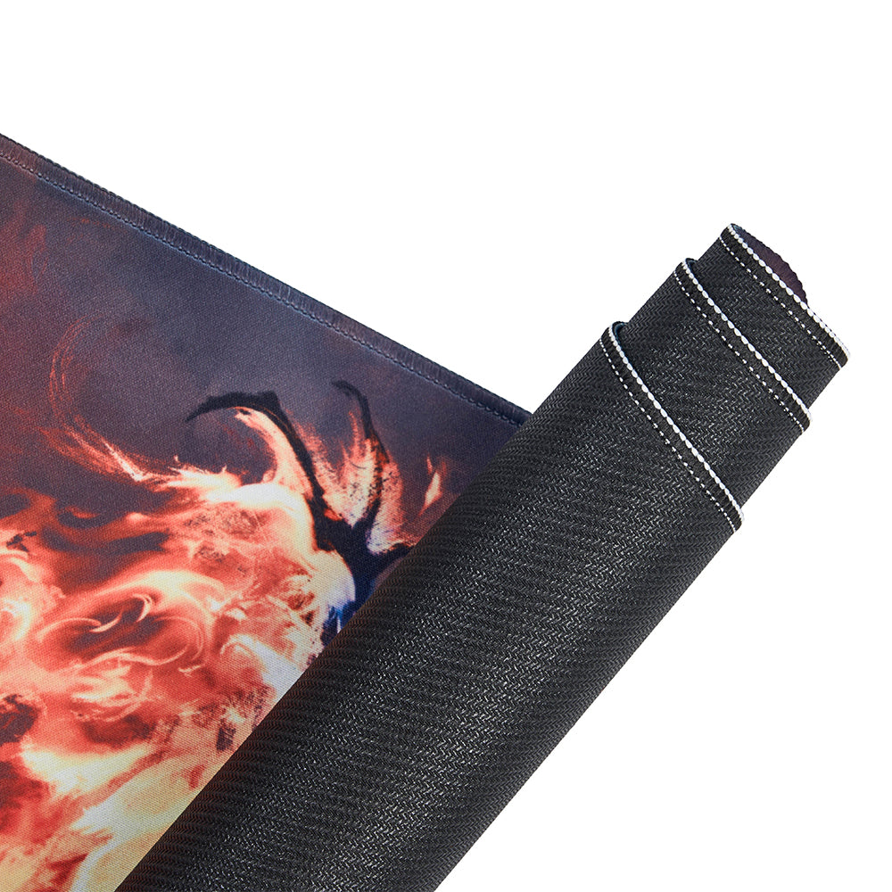 Standard Playmat 24" x 14" (Stitched) - Volcanic Rebirth