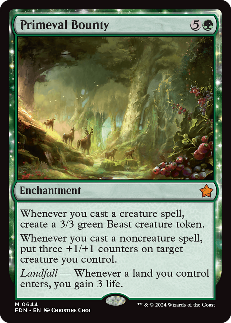 Primeval Bounty (FDN) 644 - WZRD TCG