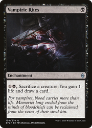 Vampiric Rites (BFZ) 124 - WZRD TCG